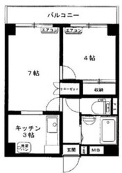 目黒ハイツの物件間取画像